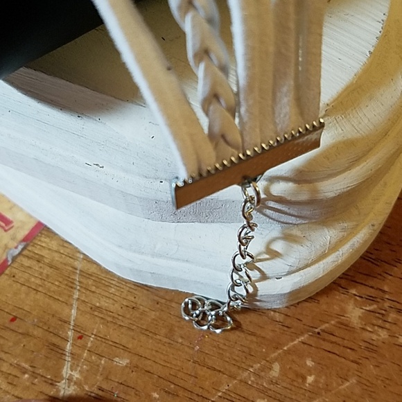 Multi Layer Vegan Leather Bracelet 7" - Picture 5 of 6